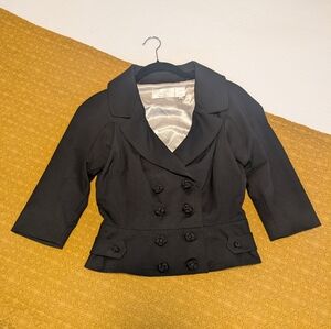 Byron Lars Black Women's short blazer